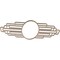 Ekena Millwork Elizabeth Wood Fretwork Pierced Ceiling Medallion, Hickory, 36"W x 18"H x 9 7/8"IW x 17"IH x 3/8"T CMWP36X18X0375EBHI - alternate 4